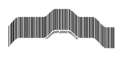 Code 39 VIN barcode broken into steps