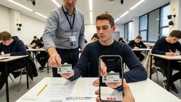 barcode scanning in schools and universities exams
