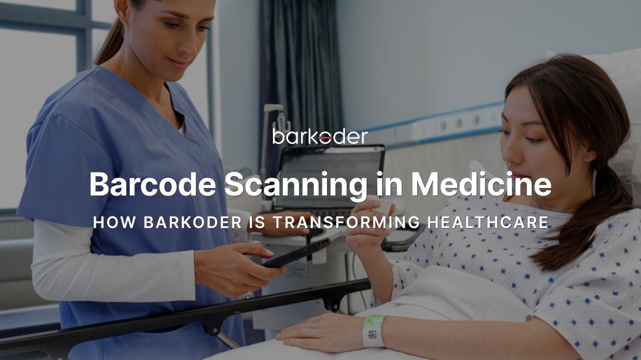 Nurse scanning a patient's barcode wristband with a phone in a hospital room