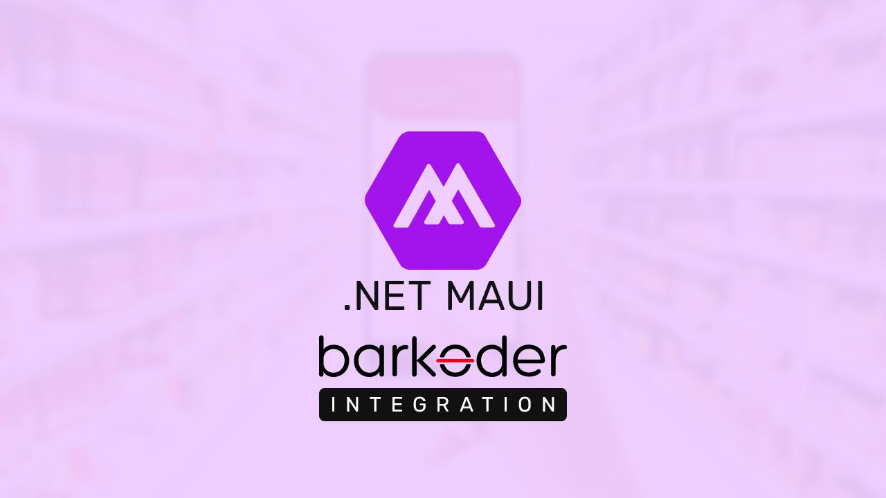 barKoder SDK is now compatible with .NET Maui