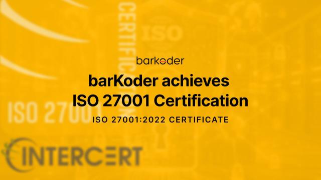 barKoder Achieves ISO/IEC 27001:2022 Certification