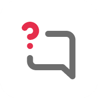 Question mark speech bubble icon