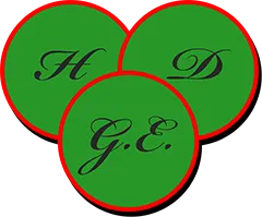 Roma and Dili logo with three green circles