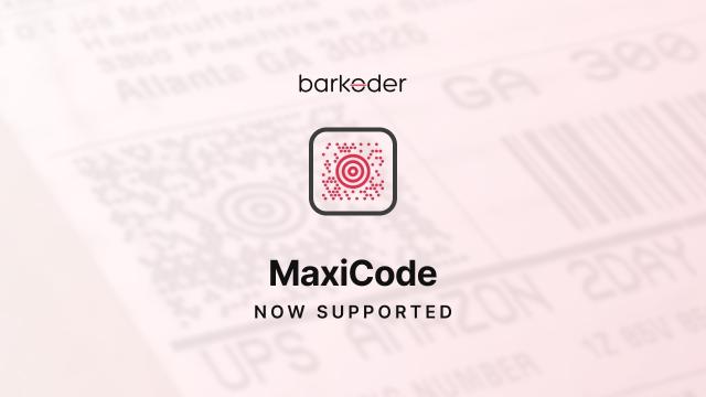 barkoder Update: Now Supporting MaxiCode