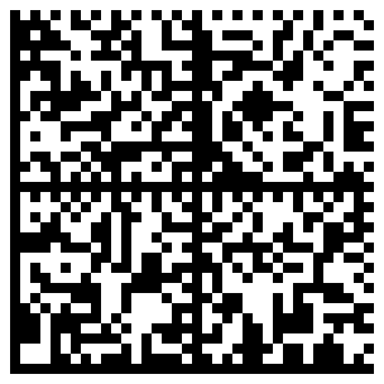 Sample Data Matrix 2D barcode